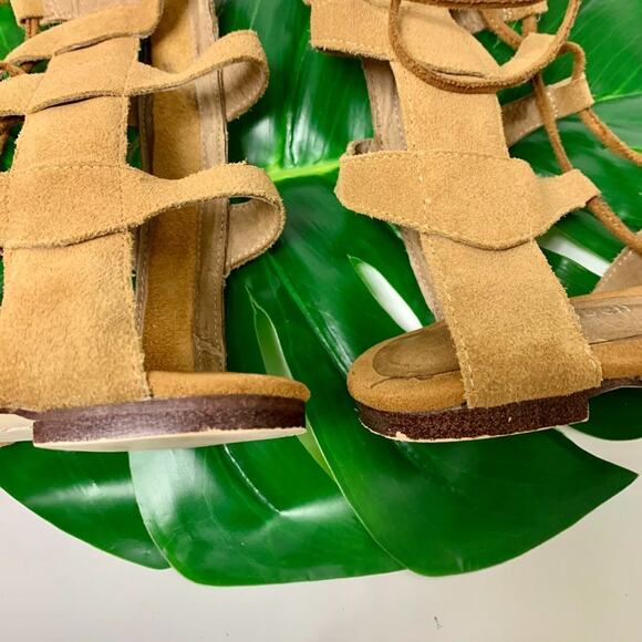 Jeffrey Campbell Gladiator Sandals Redondo Suede Leather Size 7 - Picture 8 of 15